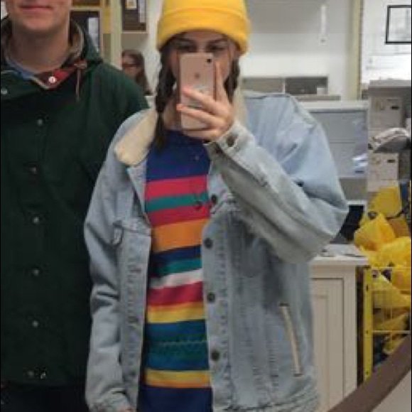 Multicolored striped sweater - Picture 3 of 3